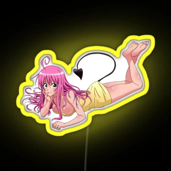 Lala To Love Ru RGB Neon Sign