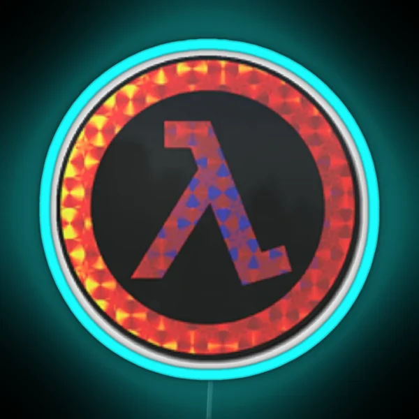 Lambda Holo Led RGB Neon Sign