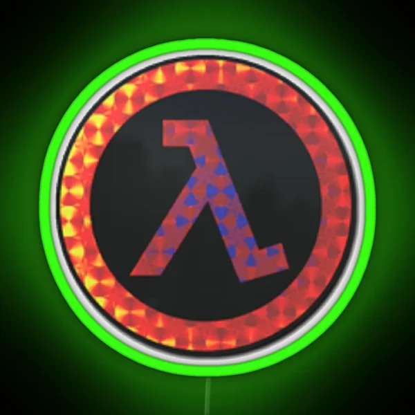 Lambda Holo Led RGB Neon Sign