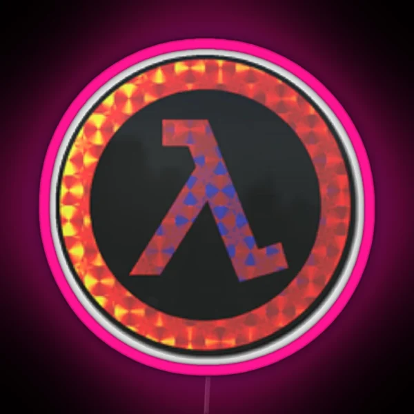 Lambda Holo Led RGB Neon Sign