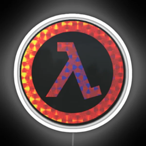 Lambda Holo Led RGB Neon Sign