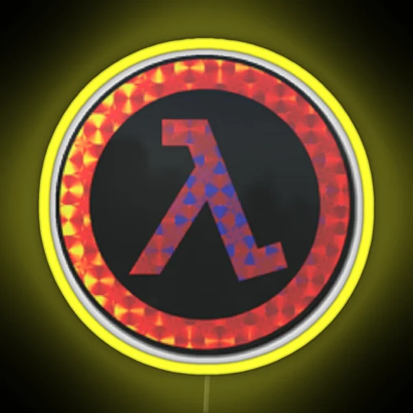 Lambda Holo Led RGB Neon Sign
