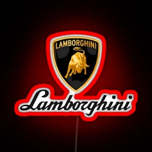 Lamborghini Logo RGB Neon Sign