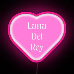 Lana Del Rey Heart RGB Neon Sign