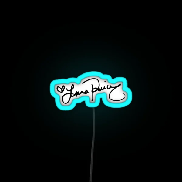 Lana Parrilla Autograph Merch RGB Neon Sign