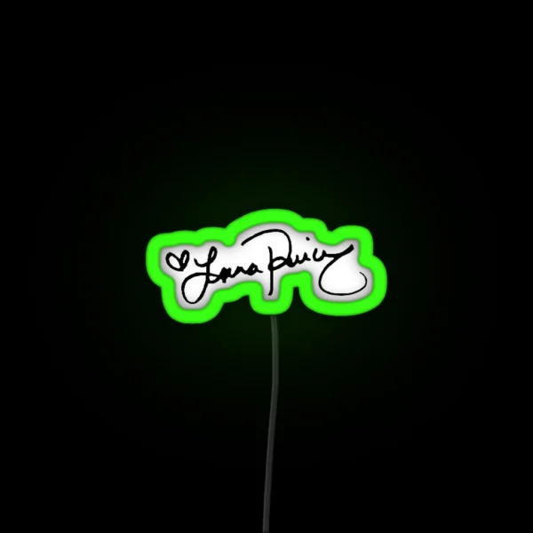 Lana Parrilla Autograph Merch RGB Neon Sign