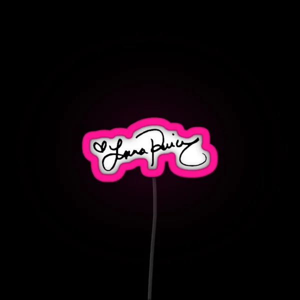 Lana Parrilla Autograph Merch RGB Neon Sign