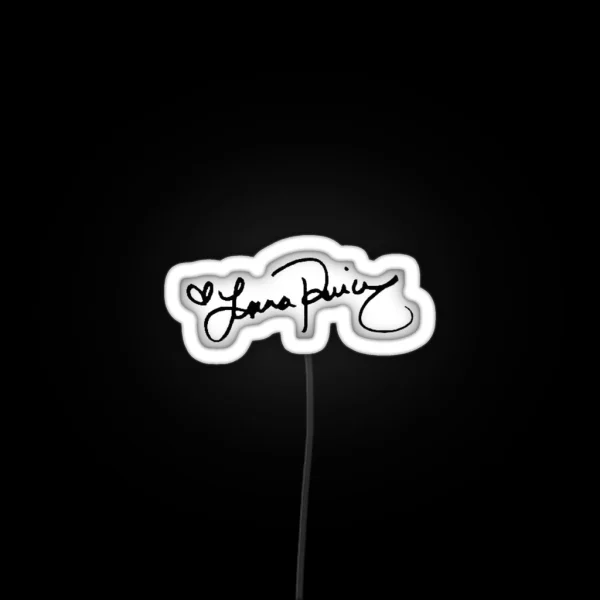 Lana Parrilla Autograph Merch RGB Neon Sign