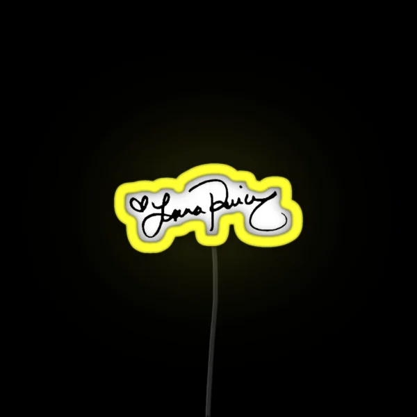 Lana Parrilla Autograph Merch RGB Neon Sign