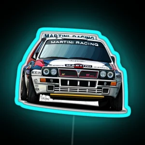 Lancia Delta Integrale HF Art RGB Neon Sign