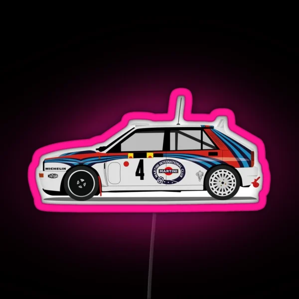 Lancia Delta Martini 1992 RGB Neon Sign