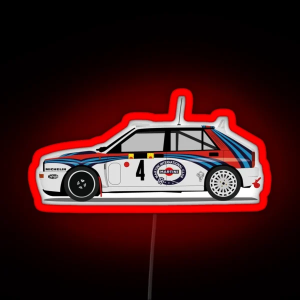 Lancia Delta Martini 1992 RGB Neon Sign