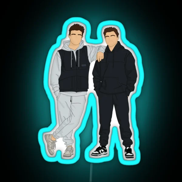 Lando And Max Quadrant RGB Neon Sign