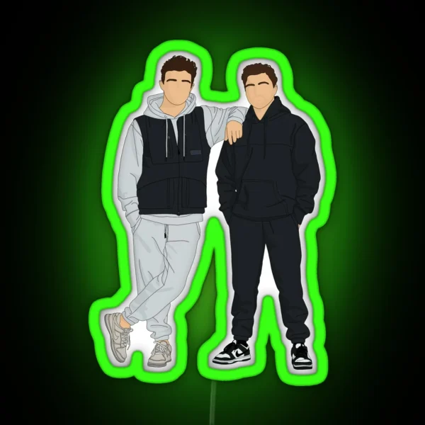 Lando And Max Quadrant RGB Neon Sign