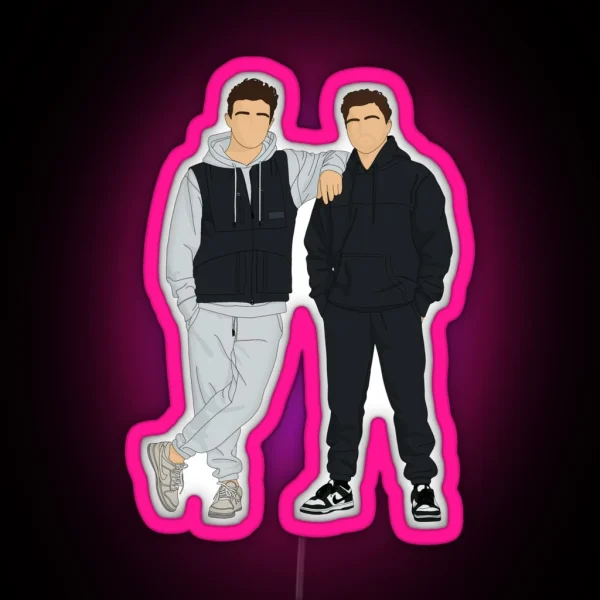 Lando And Max Quadrant RGB Neon Sign