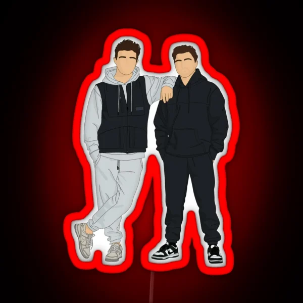 Lando And Max Quadrant RGB Neon Sign
