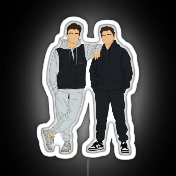 Lando And Max Quadrant RGB Neon Sign