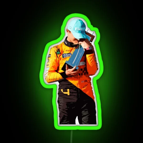 Lando First Win RGB Neon Sign