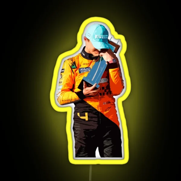 Lando First Win RGB Neon Sign