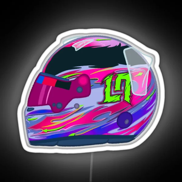 Lando Norris 2024 Suzuka Helmet RGB Neon Sign