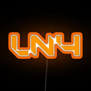 Lando Norris 4 Orange RGB Neon Sign