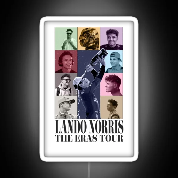 Lando Norris Eras Tour RGB Neon Sign