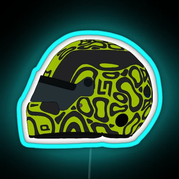 Lando Norris Helmet 2024 RGB Neon Sign