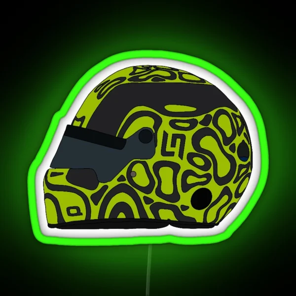 Lando Norris Helmet 2024 RGB Neon Sign