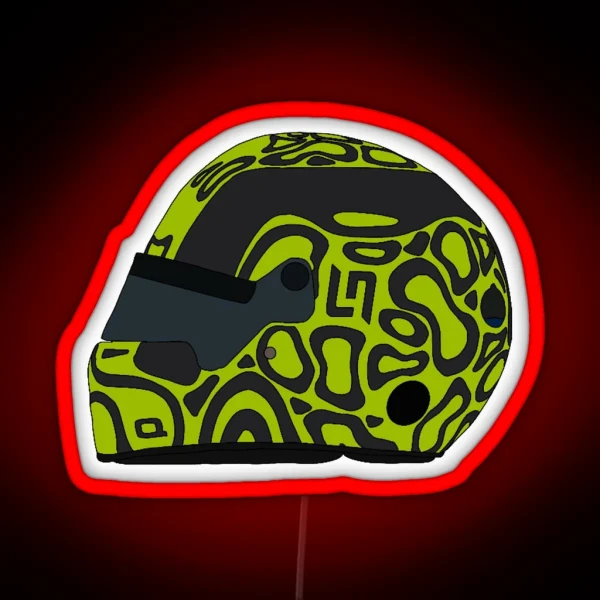 Lando Norris Helmet 2024 RGB Neon Sign