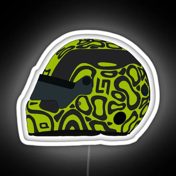 Lando Norris Helmet 2024 RGB Neon Sign