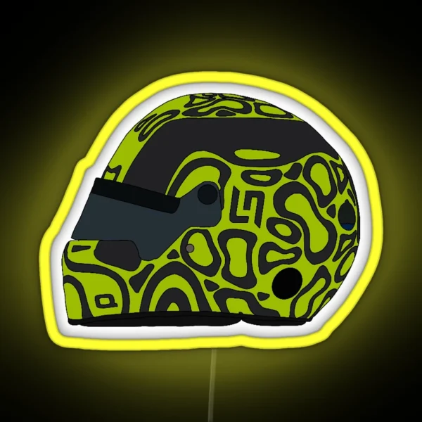 Lando Norris Helmet 2024 RGB Neon Sign