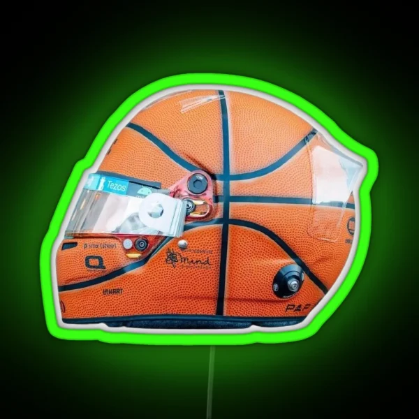 Lando Norris Helmet Miami GP RGB Neon Sign