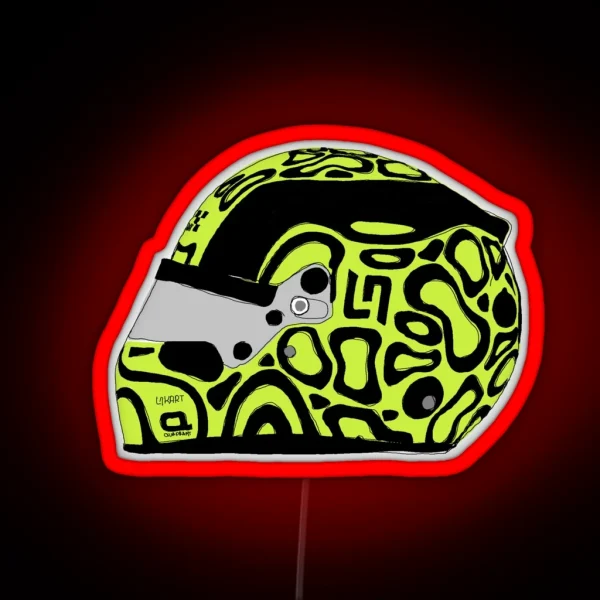 Lando Norris Helmet RGB Neon Sign