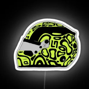 Lando Norris Helmet RGB Neon Sign