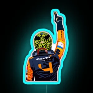 Lando Norris Miami Win RGB Neon Sign