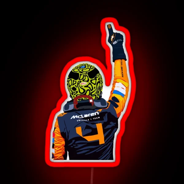 Lando Norris Miami Win RGB Neon Sign