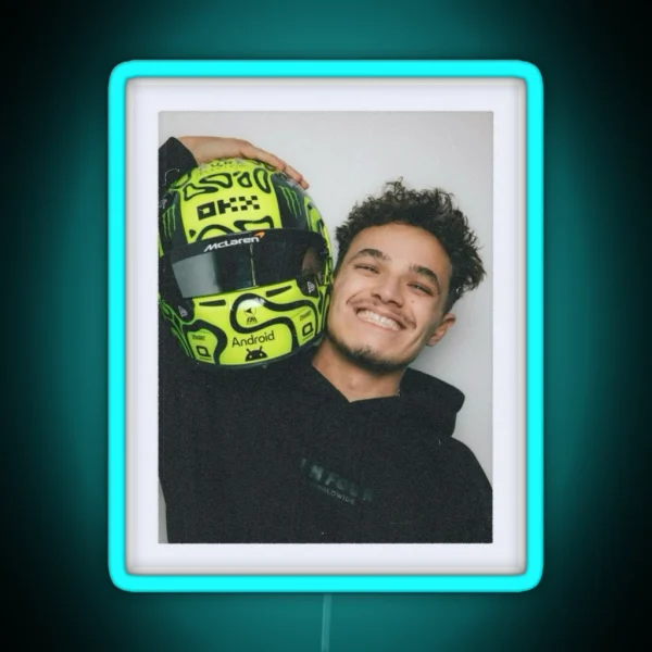 Lando Norris RGB Neon Sign