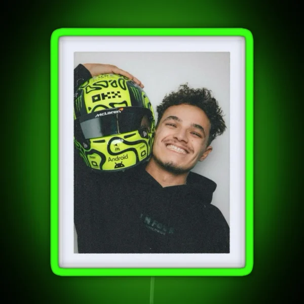Lando Norris RGB Neon Sign