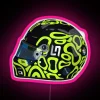 Lando Norris Vegas GP 2024 Helmet LN4 RGB Neon Sign - Image 6