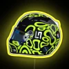 Lando Norris Vegas GP 2024 Helmet LN4 RGB Neon Sign - Image 5