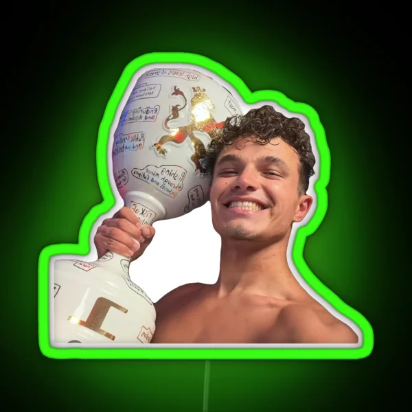 Lando Norris Win RGB Neon Sign