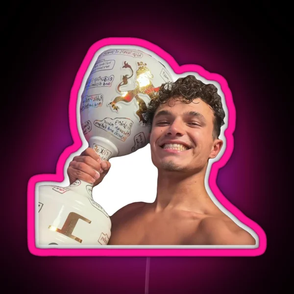 Lando Norris Win RGB Neon Sign