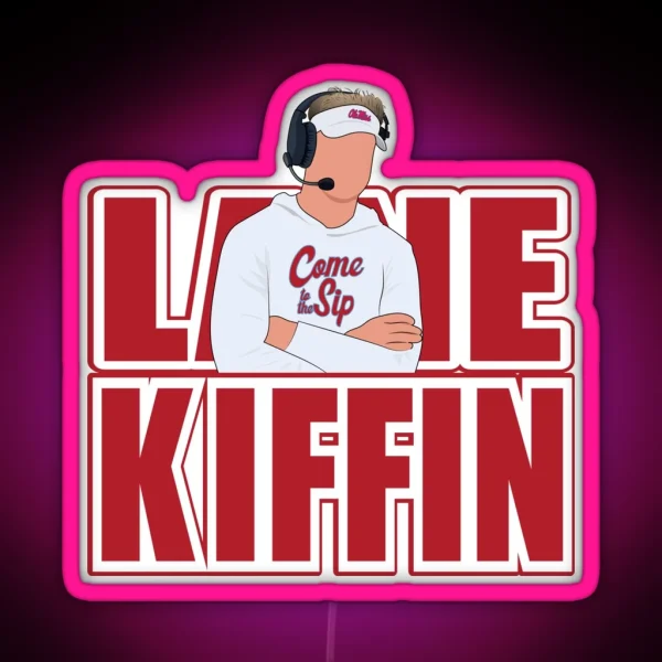Lane Kiffin Sip RGB Neon Sign