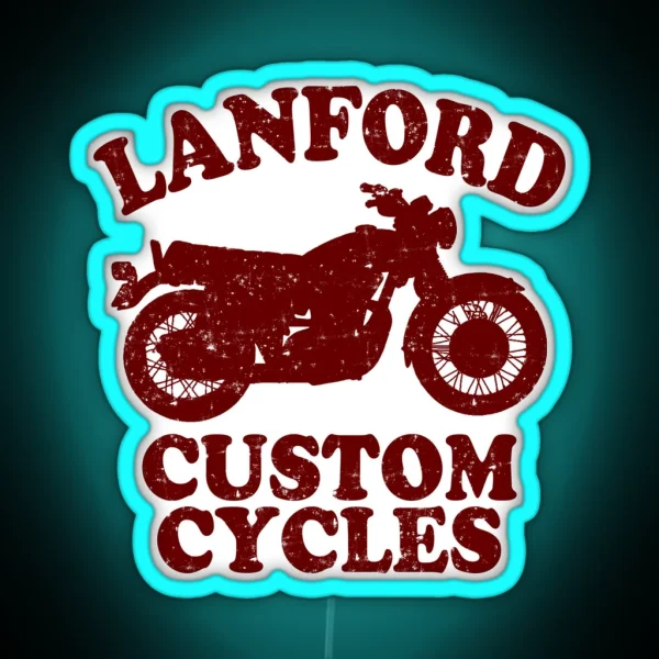 Lanford Custom Cycles RGB Neon Sign