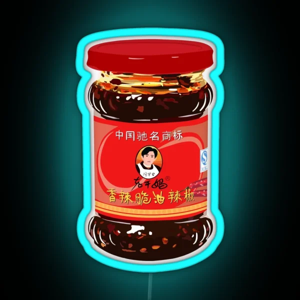 Lao Gan Ma Fried Chili In Oil RGB Neon Sign