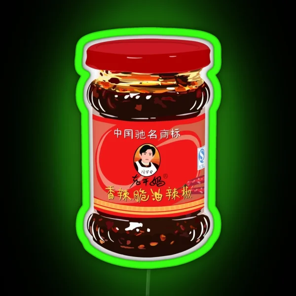 Lao Gan Ma Fried Chili In Oil RGB Neon Sign
