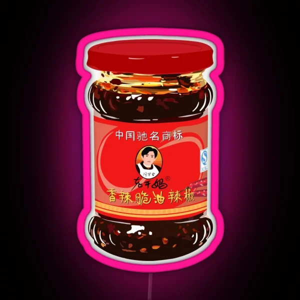 Lao Gan Ma Fried Chili In Oil RGB Neon Sign