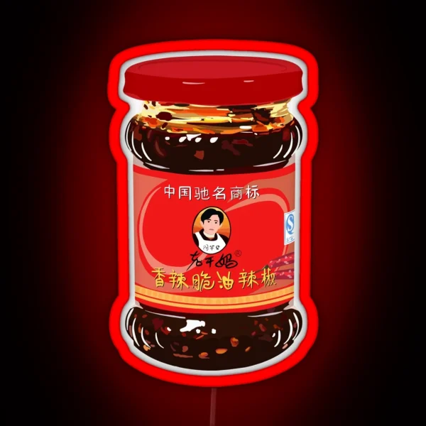 Lao Gan Ma Fried Chili In Oil RGB Neon Sign