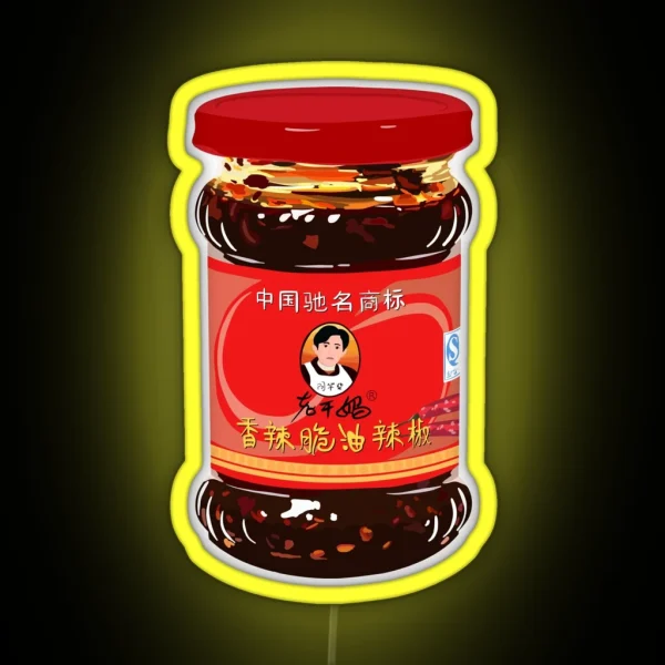 Lao Gan Ma Fried Chili In Oil RGB Neon Sign