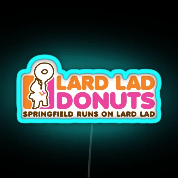 Lard Lad Donuts RGB Neon Sign